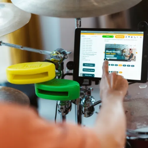 Drumles voor kinderen volgen